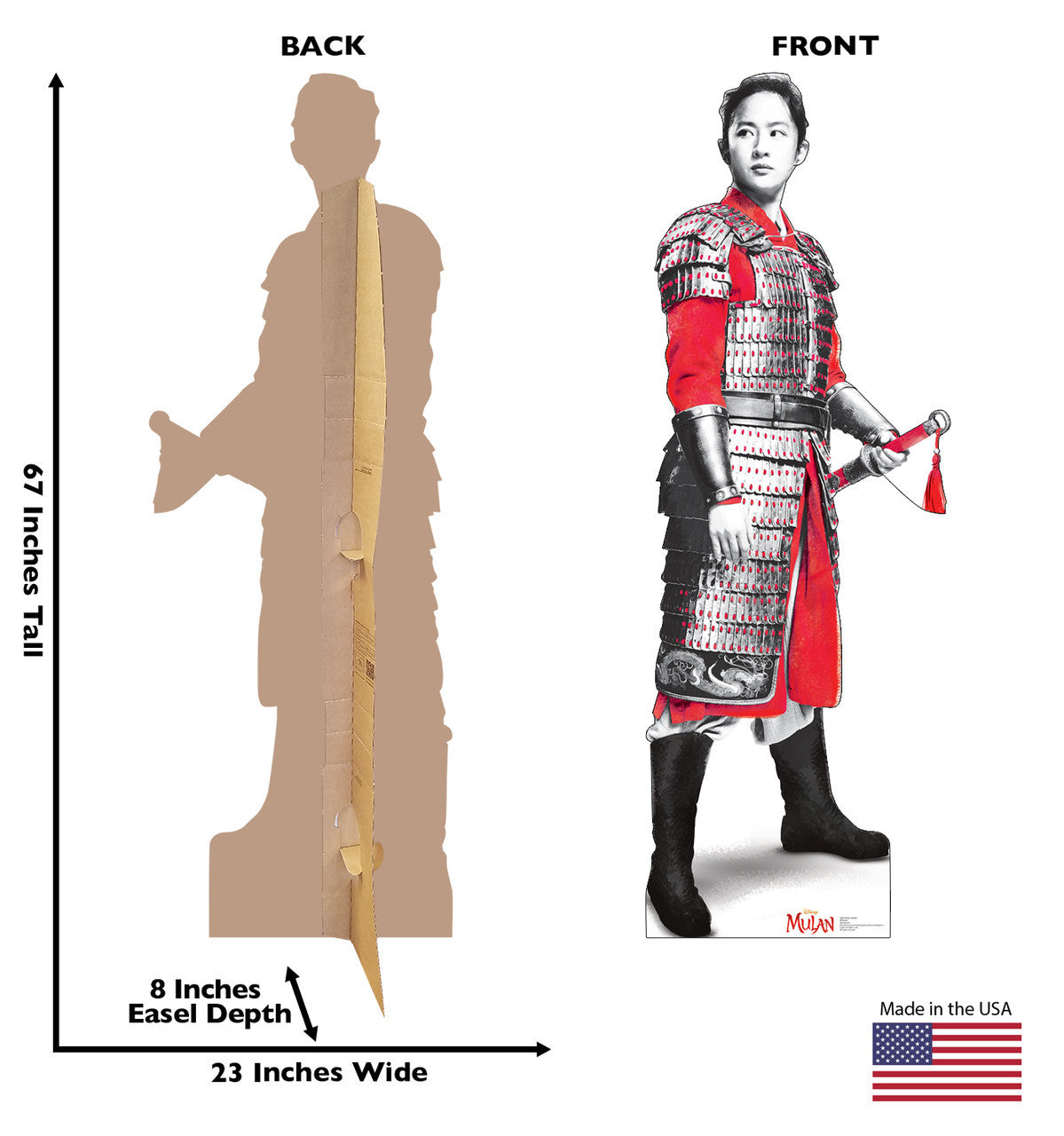 Mulan Soldier Cutout