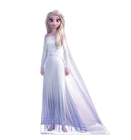 Elsa in Elegant White Gown Cutout