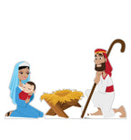 Giant Festive Nativity Scene Cutout