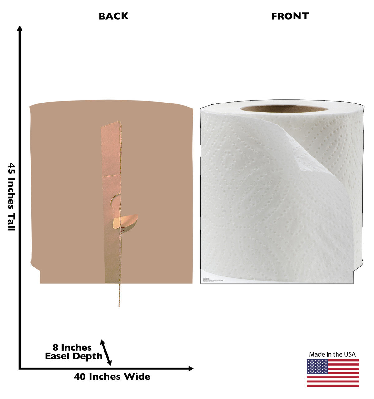 Toilet Paper Roll Standee