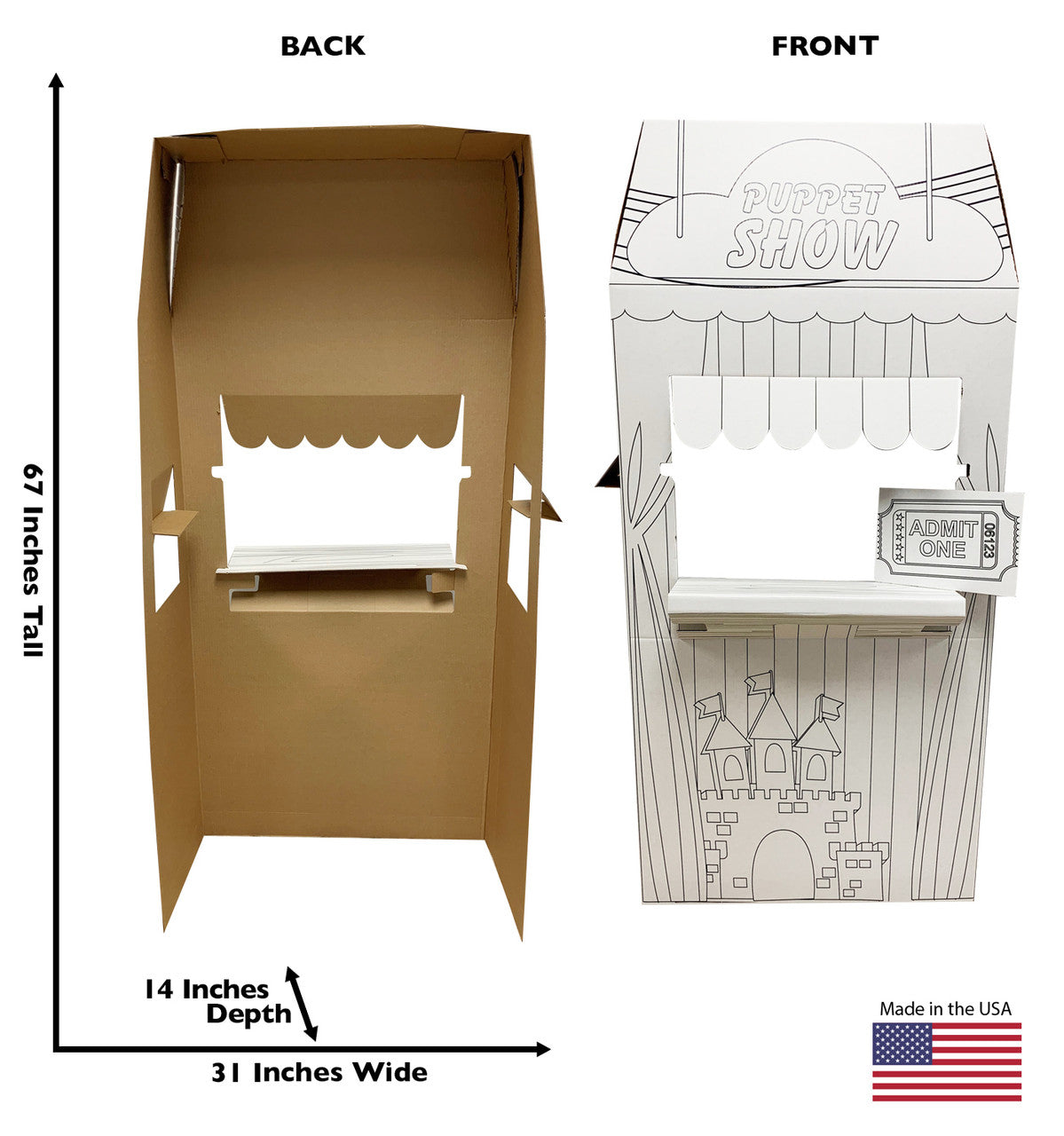 Color Me Puppet Show Stand Standup