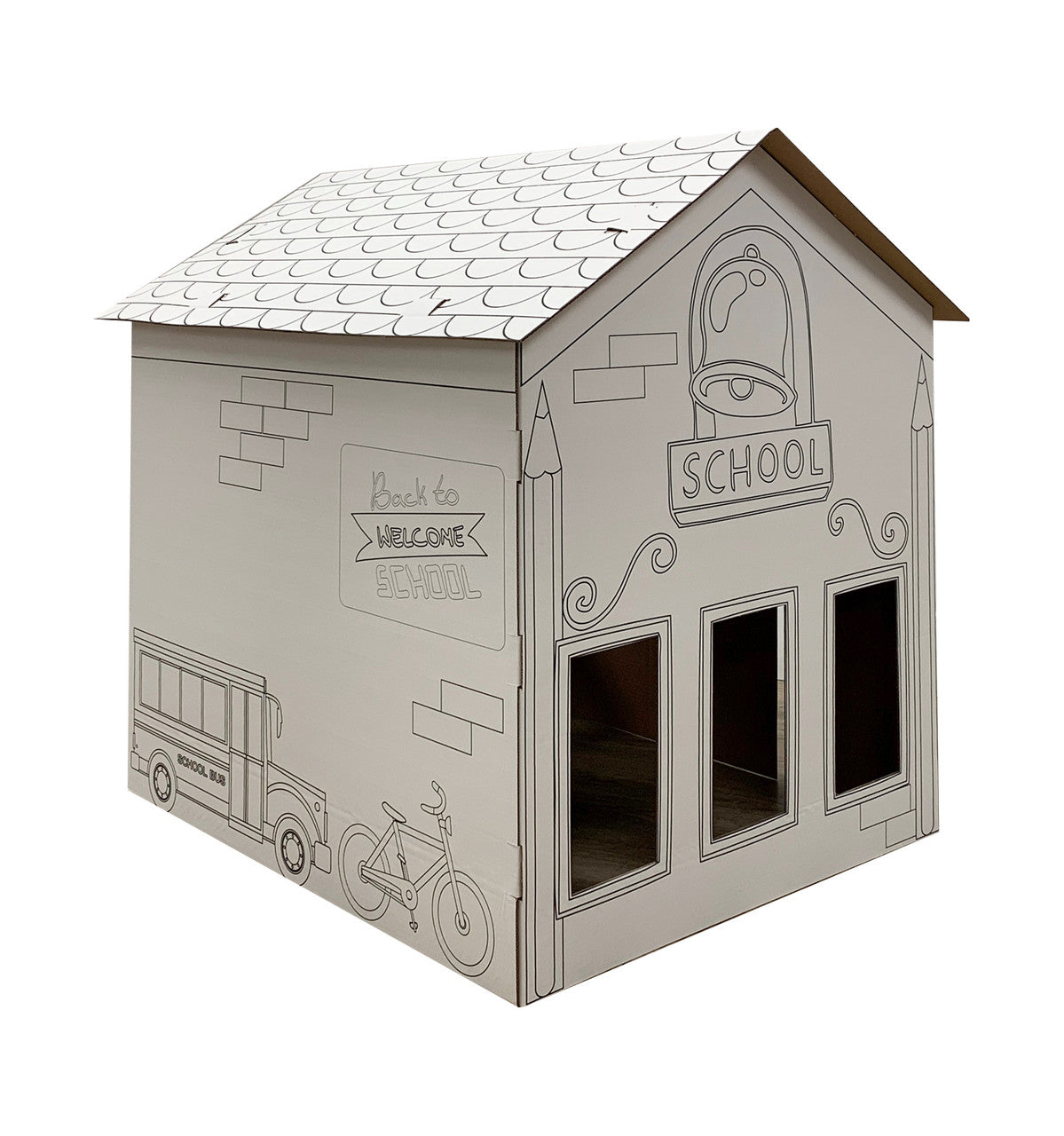 Color Me School House Standup