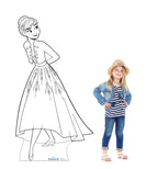 Color Me Anna - Frozen 2 Lifesize Cutout
