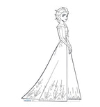 Charming Elsa Lifesize Cutout from Frozen 2