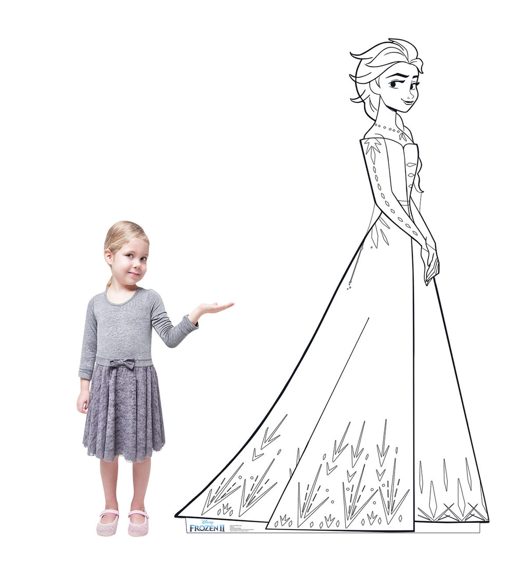 Charming Elsa Lifesize Cutout from Frozen 2