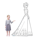 Charming Elsa Lifesize Cutout from Frozen 2