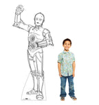 Color Me C-3PO Lifesize Cutout