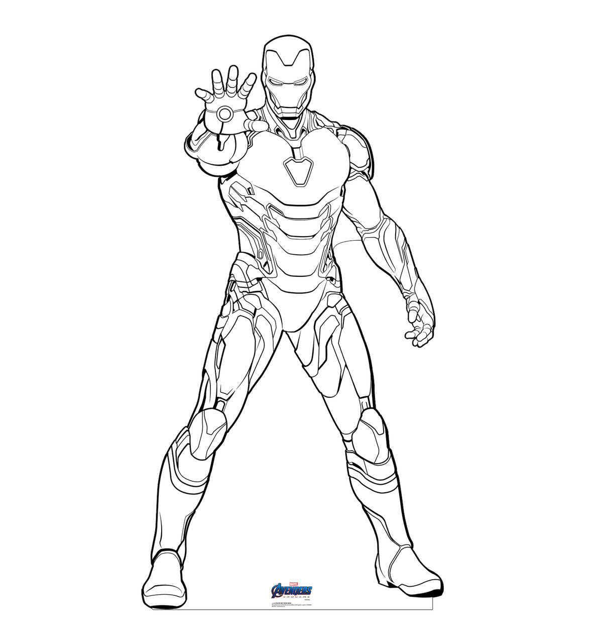 Superhero Standee: Color Me Iron Man