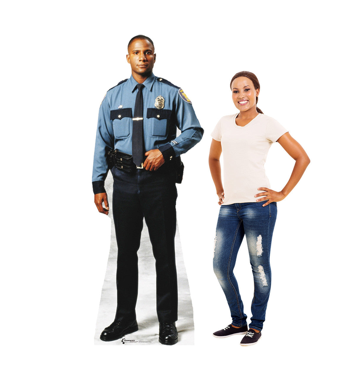 Police man Lifesize cardboard cutout