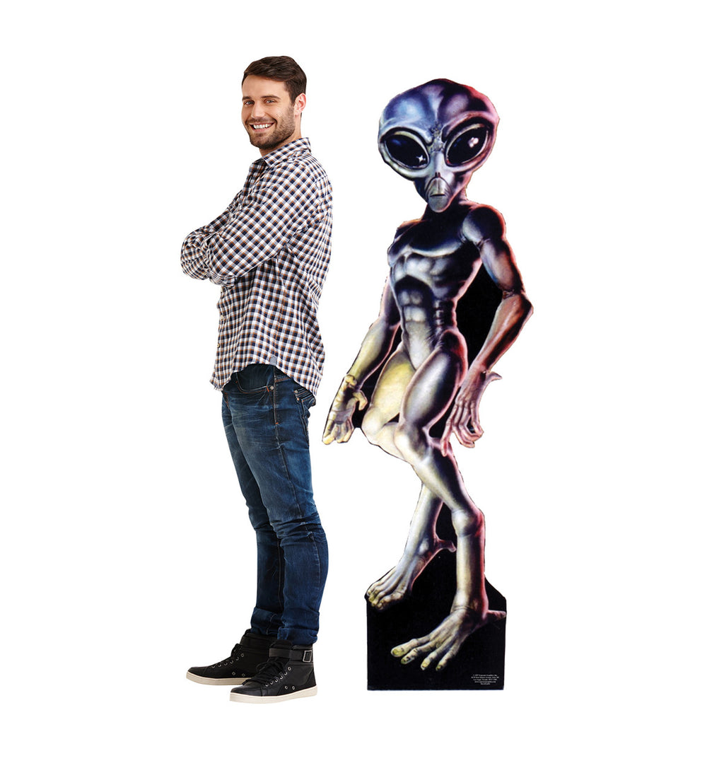 Roswell Male Alien Lifesize Cardboard Cutout with Model