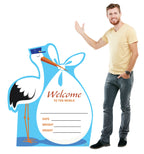 It's A Boy Stork Standee - Celebrate with Style!