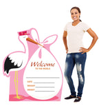 Welcome Baby Stork Standee Delight