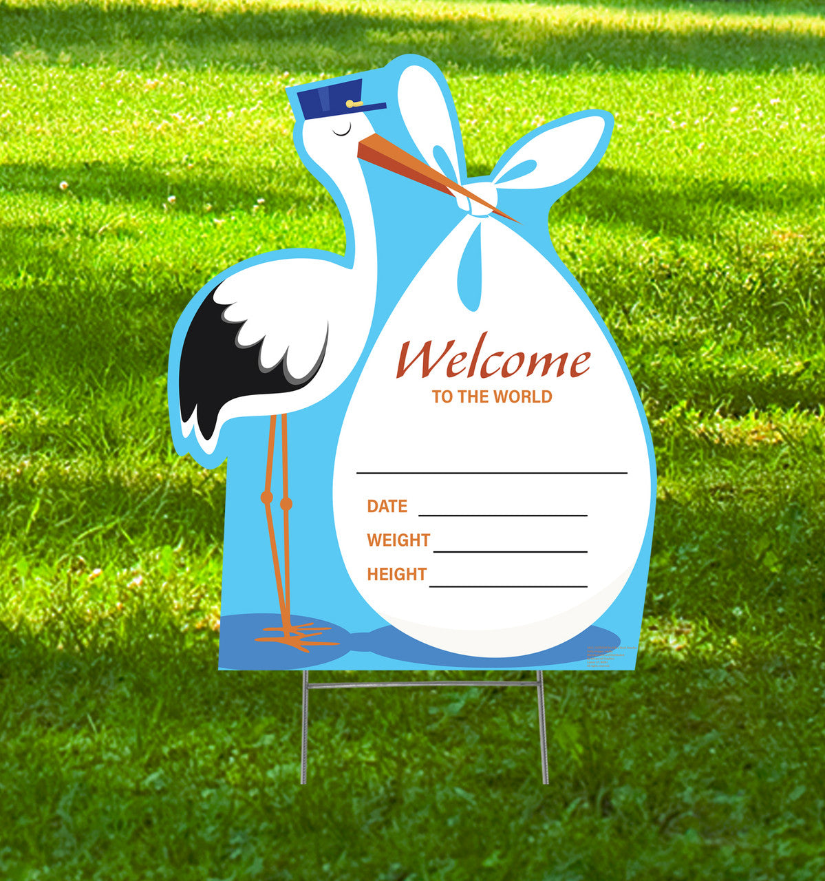 It's A Boy Stork Standee - Celebrate with Style!