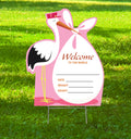 Welcome Baby Stork Standee Delight