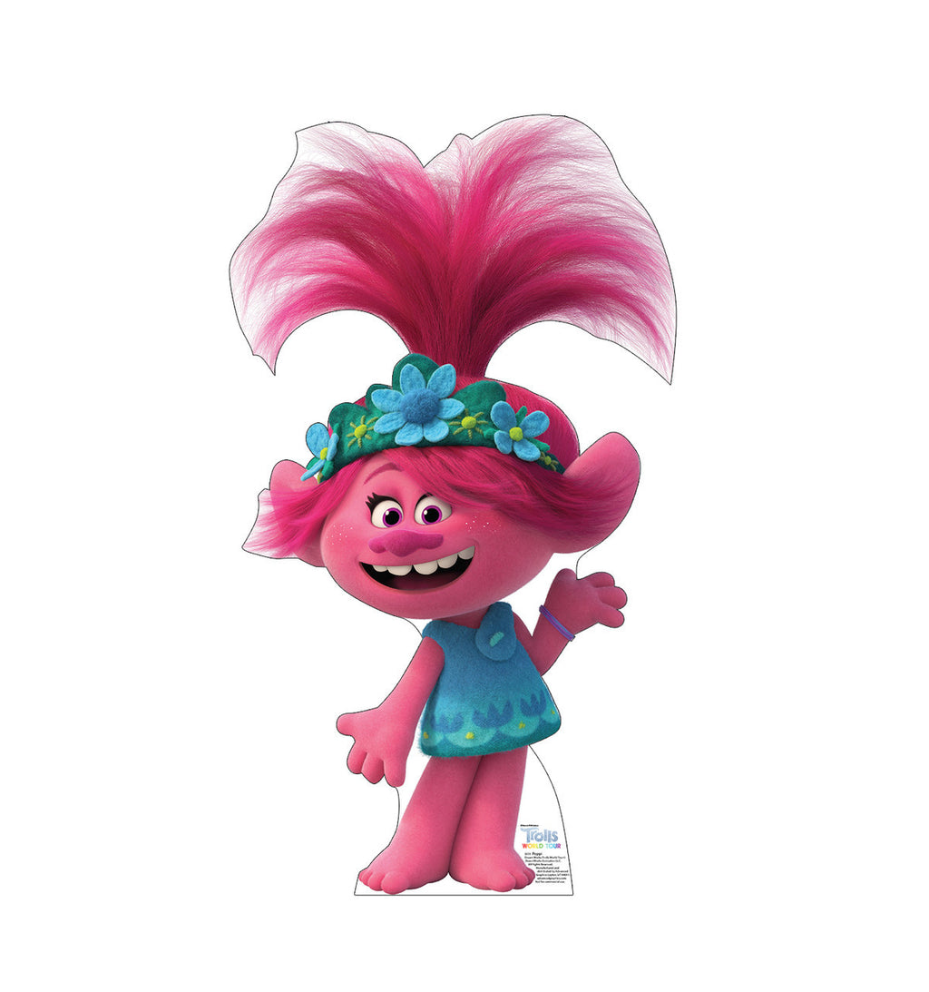 Poppy the Troll Life-Size Cardboard Cutout