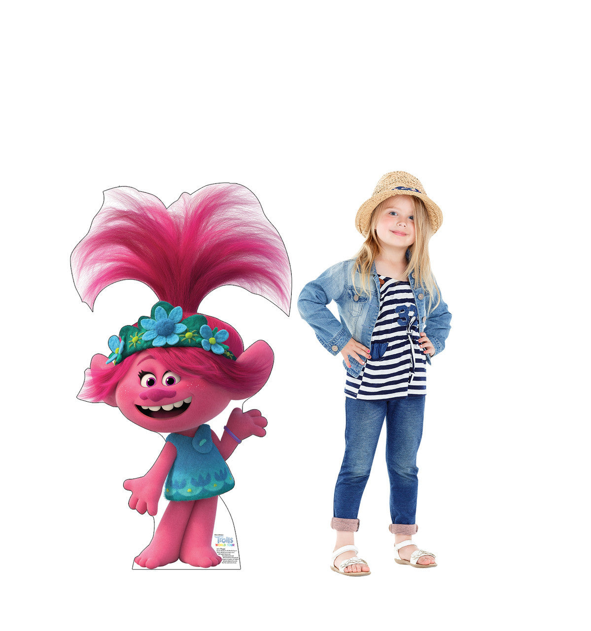 Poppy the Troll Life-Size Cardboard Cutout