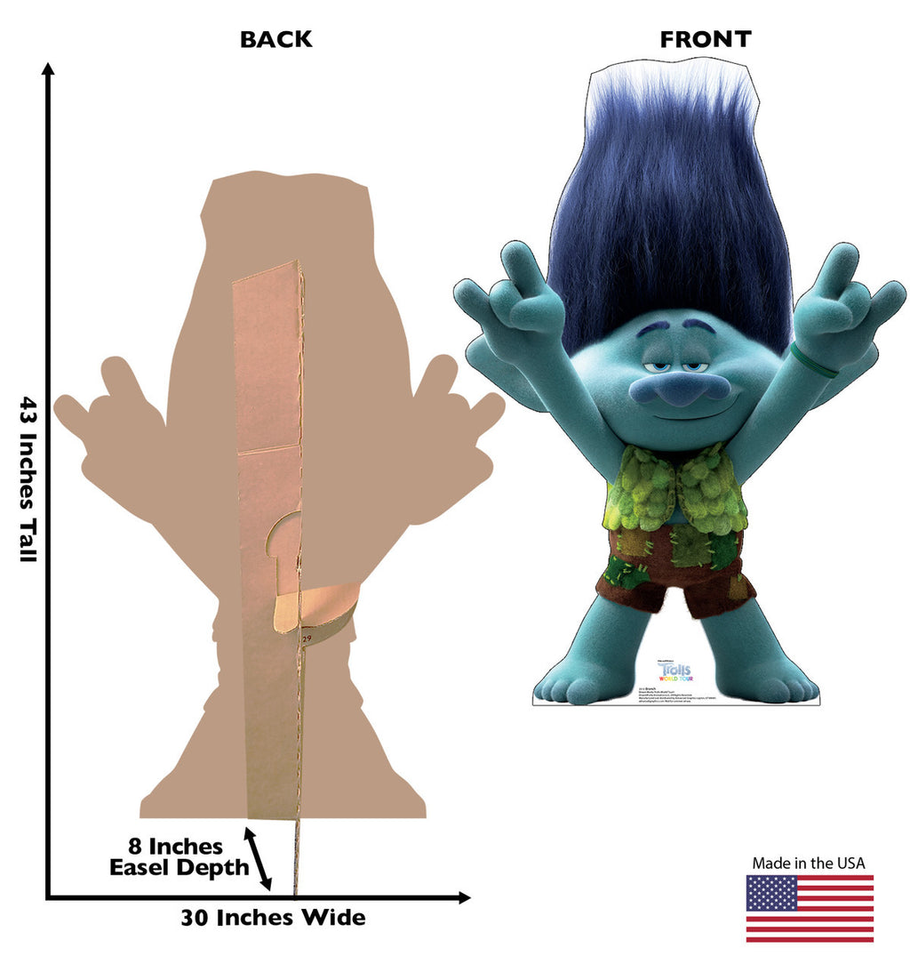 Branch-Trolls Life-Size Cutout