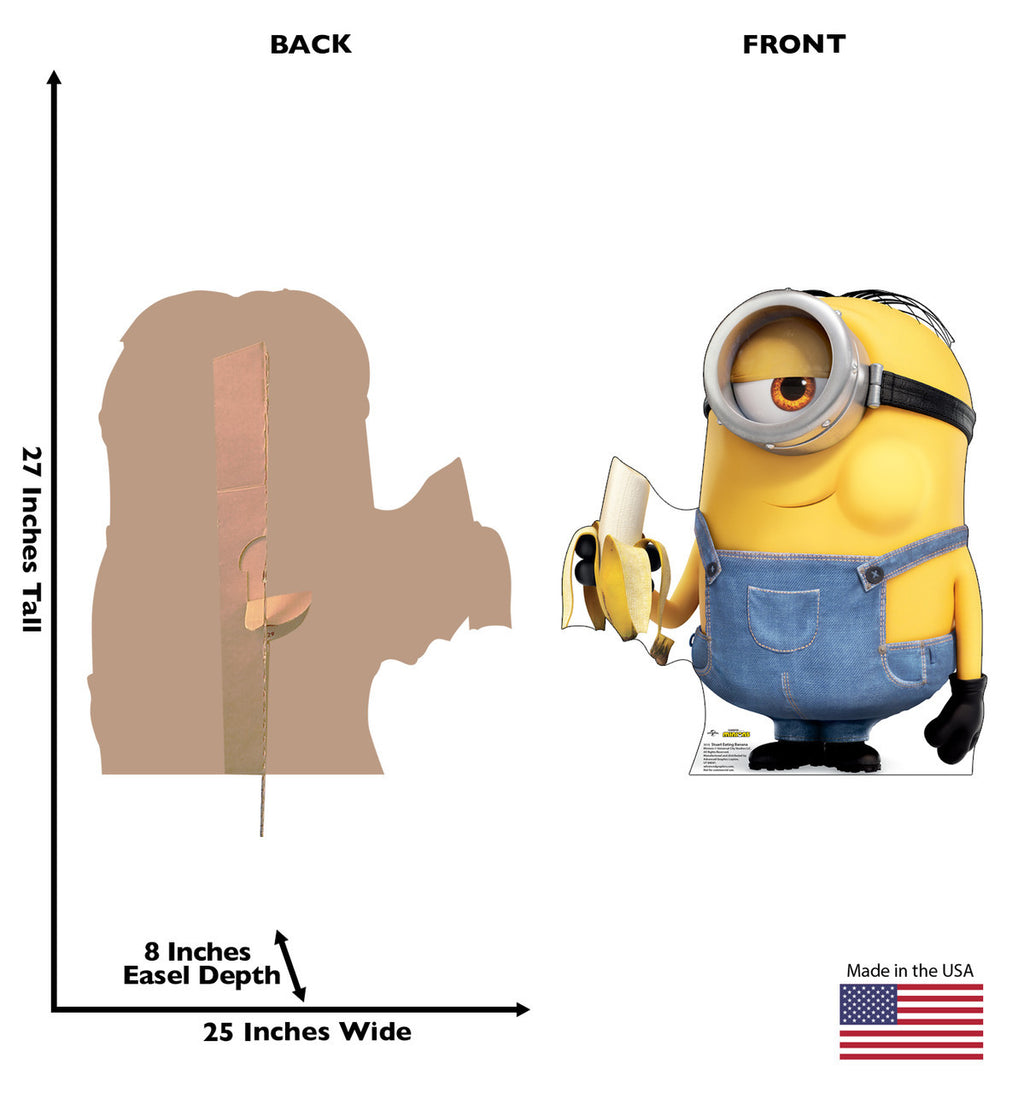 Stuart the Banana-Loving Minion Standee