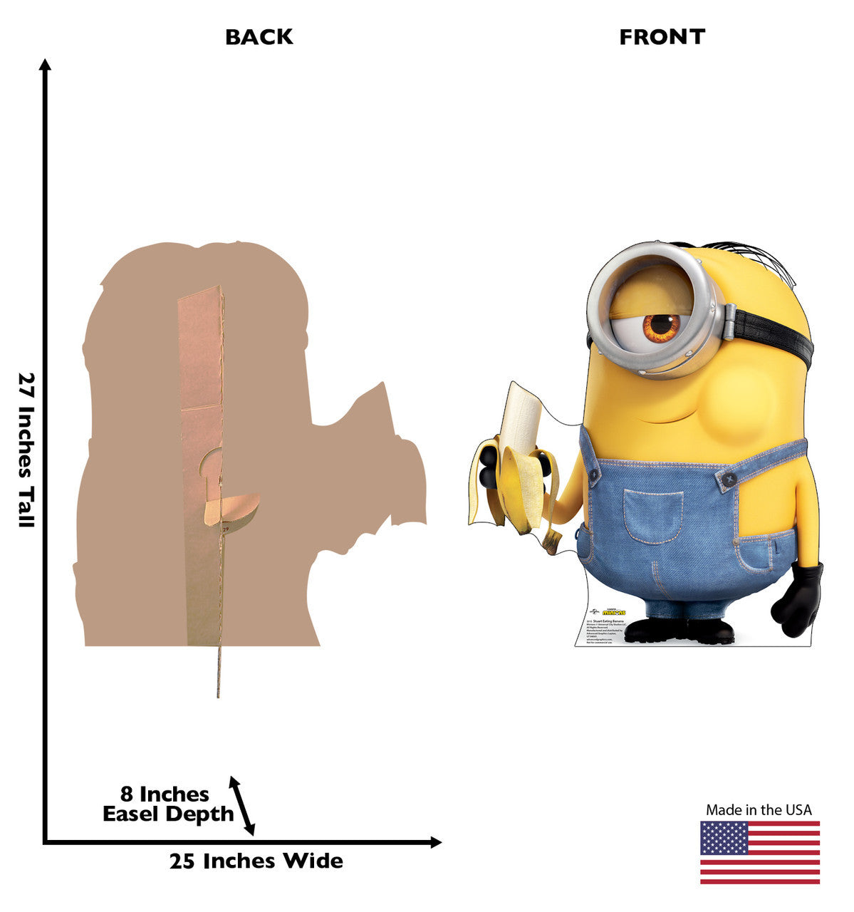 Stuart the Banana-Loving Minion Standee