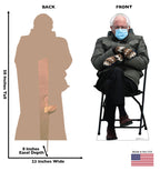 Bernie With His Famous Mittens Standee