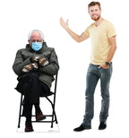 Bernie With His Famous Mittens Standee