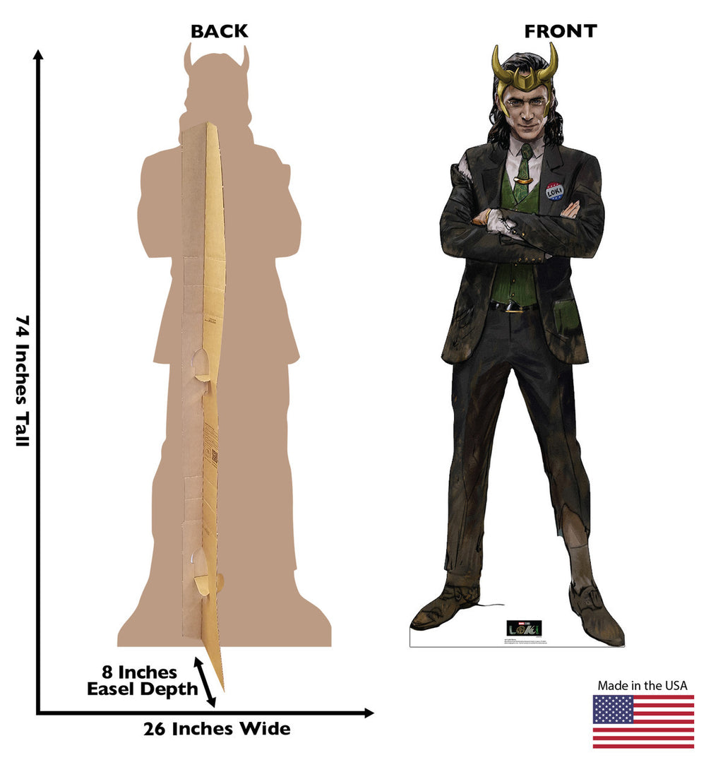Majestic Loki Cutout with Horns