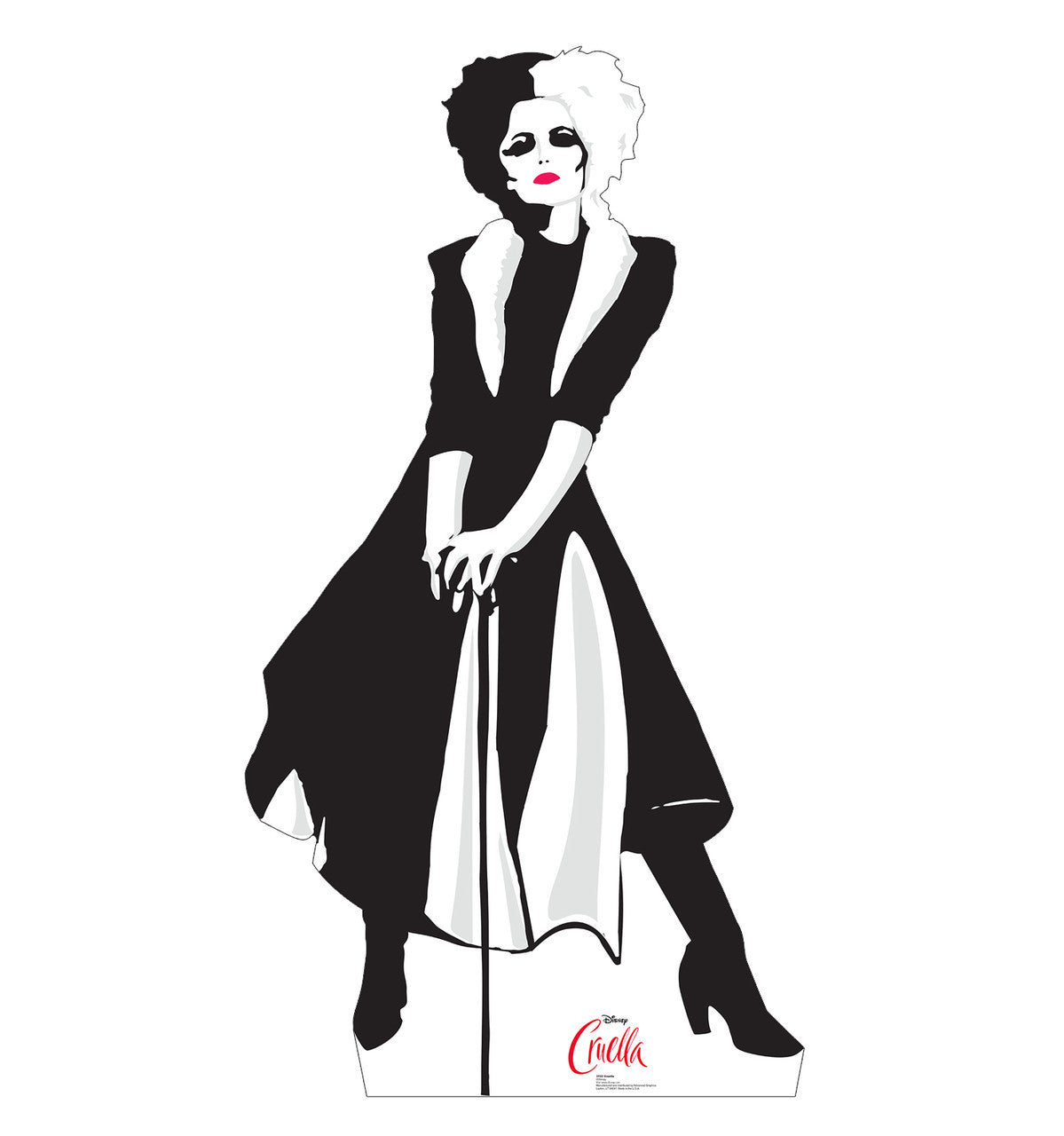 Cruella's Stylish Standout Cutout