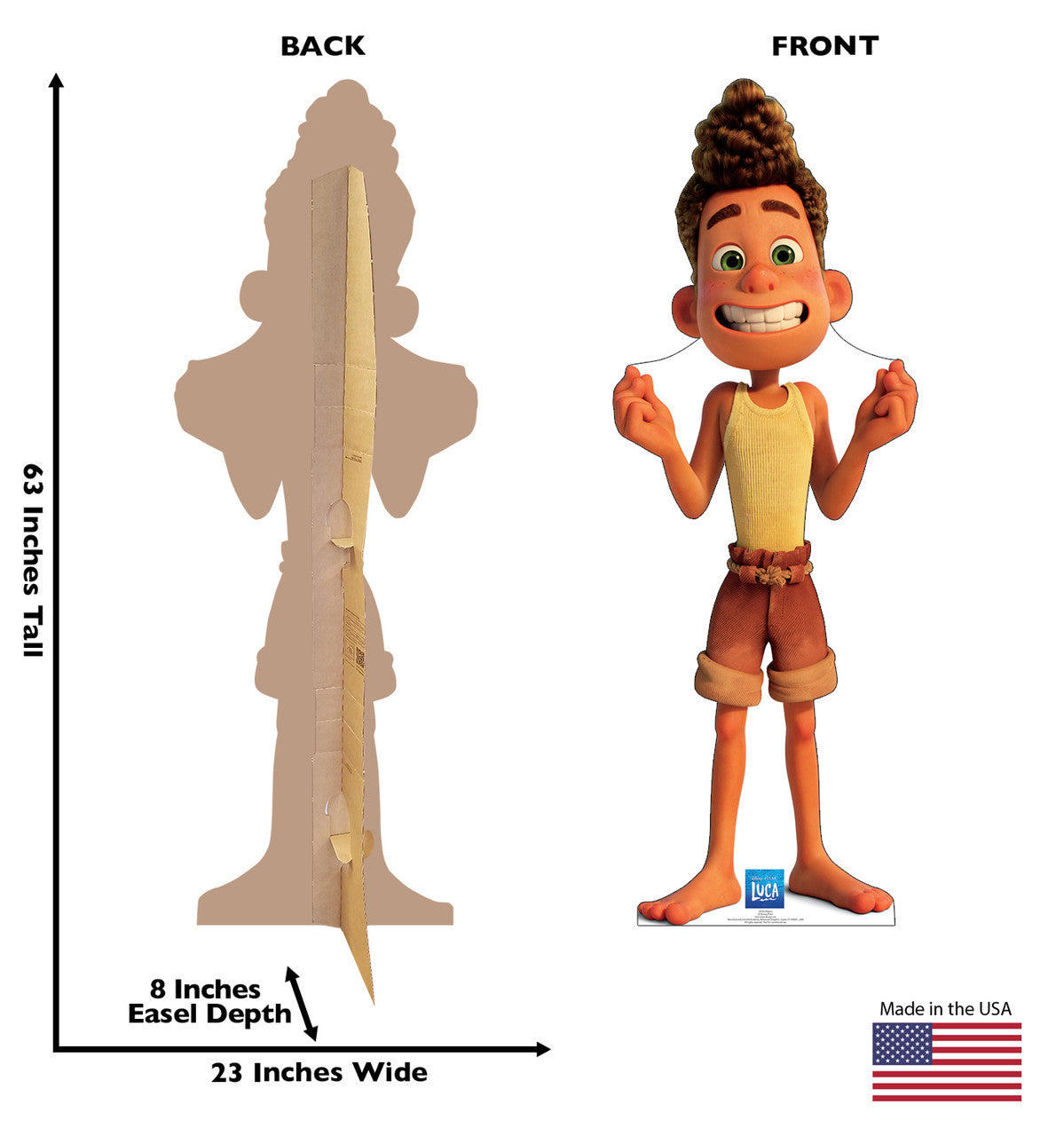Alberto Life-Size Cardboard Standee from Disney's Luca