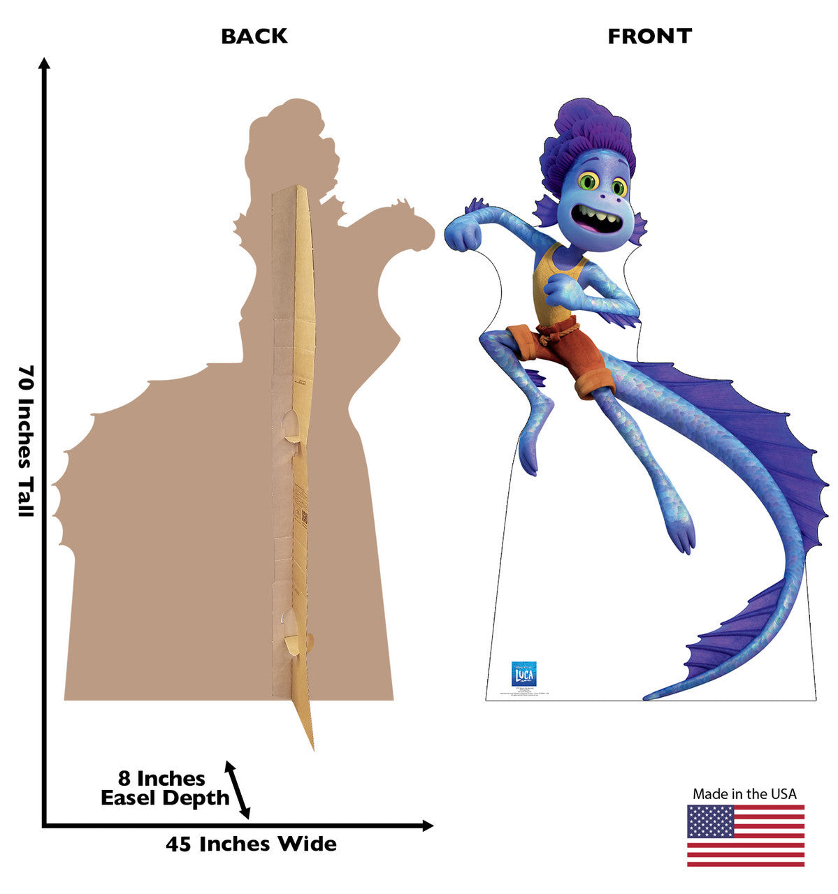 Alberto the Sea Monster Life-Size Cutout
