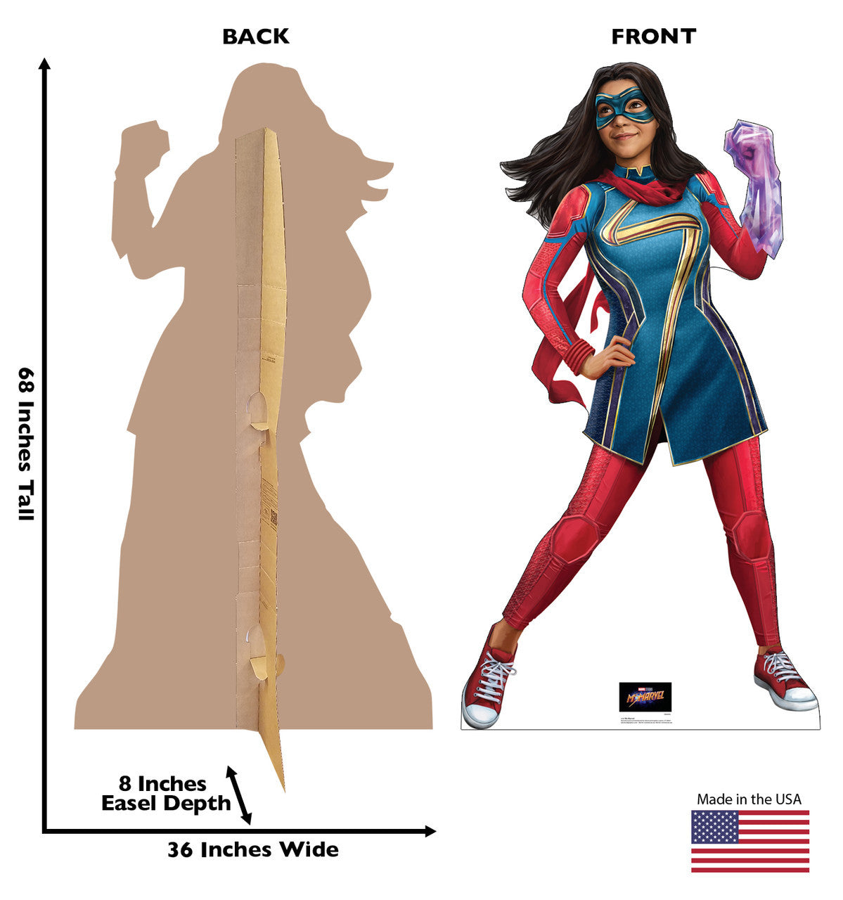 Ms. Marvel Life-Size Cutout