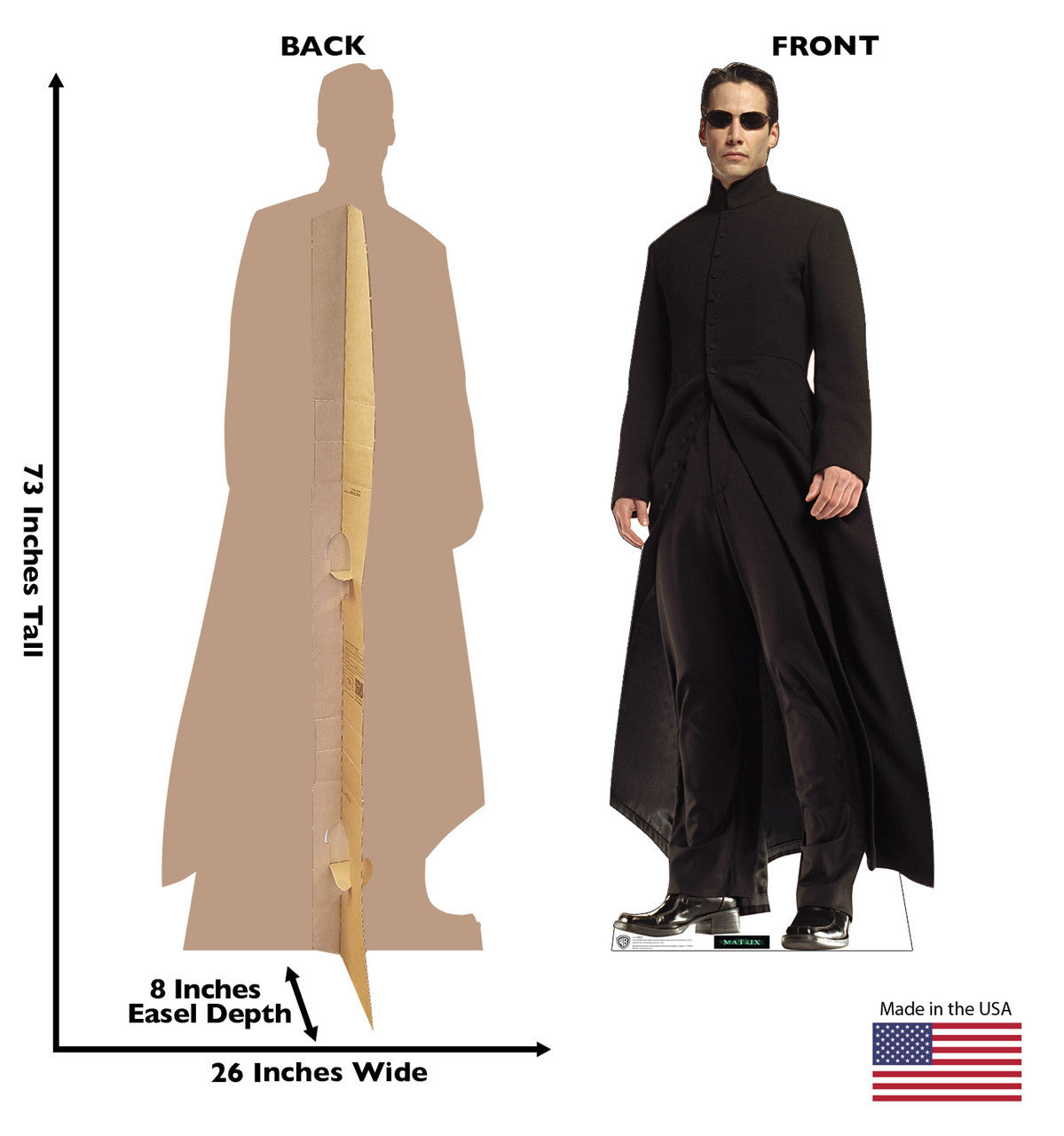 Matrix-Themed Standee