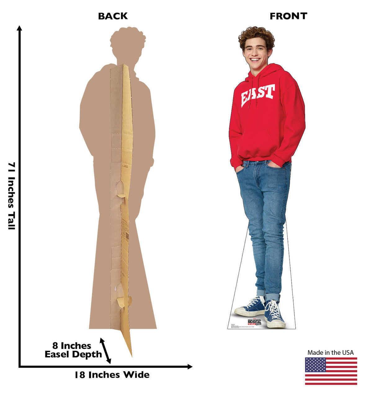 Ricky from High School Musical: The Musical: The Series Standee