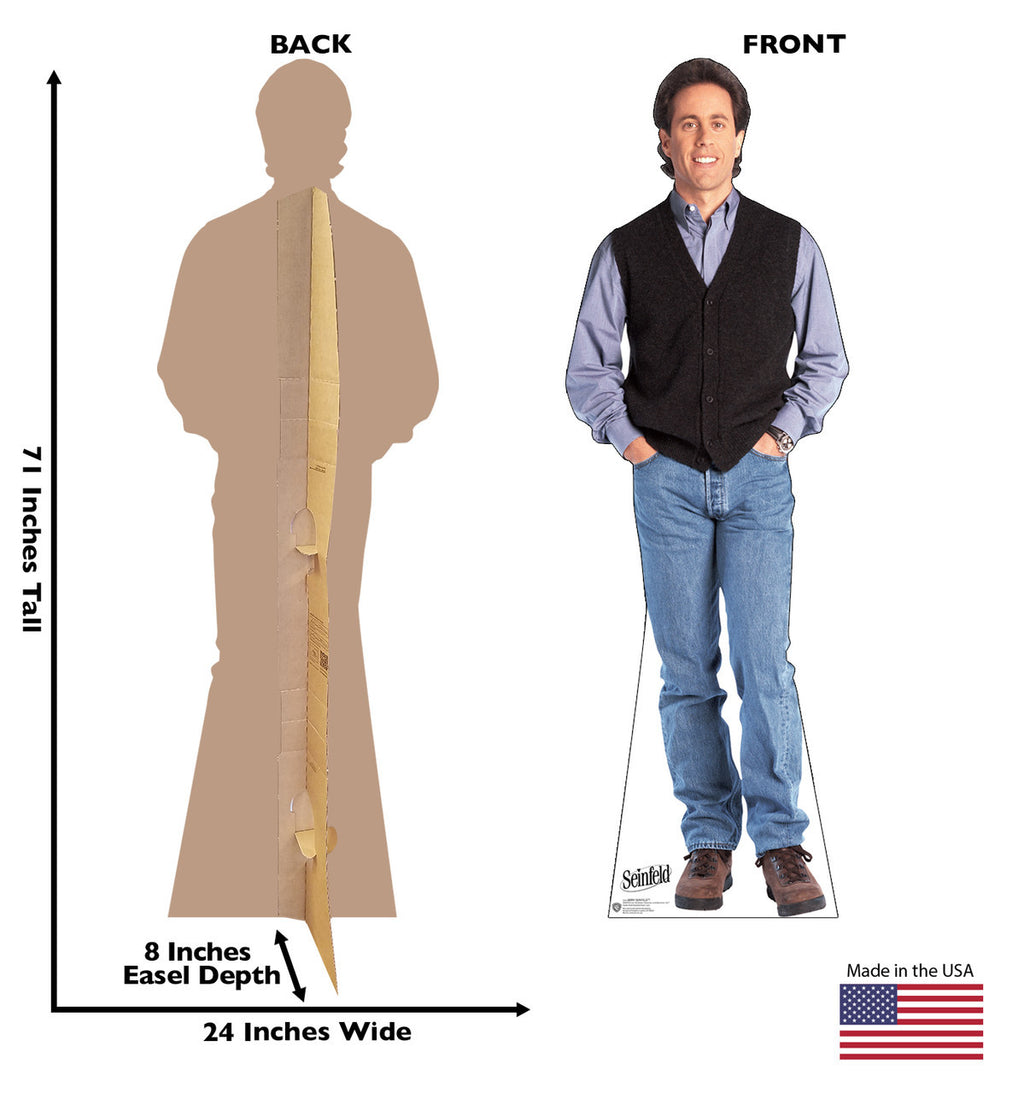 Jerry Seinfeld Life-Size Standup Cutout
