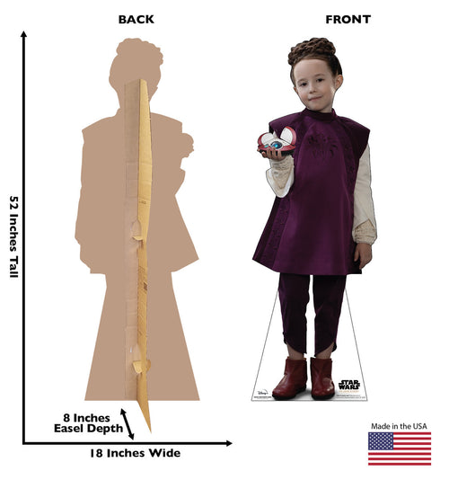 Adorable Princess Leia Cardboard Cutout