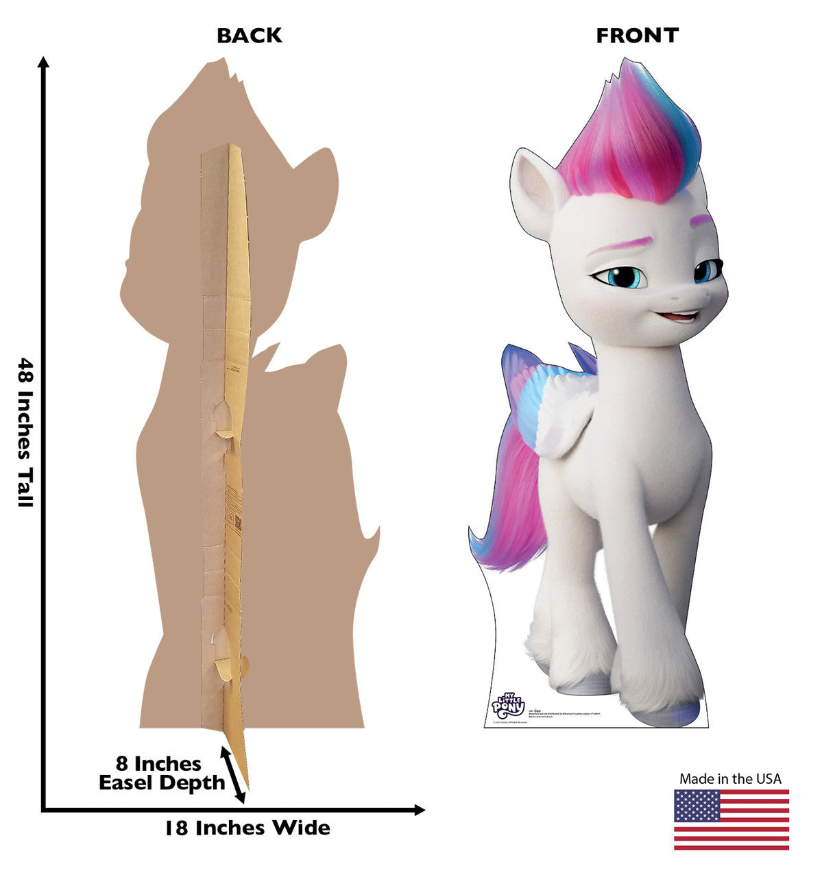 My Little Pony Zipp Cutout Fun Standee