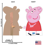 Adorable Peppa Pig Life-Size Cutout