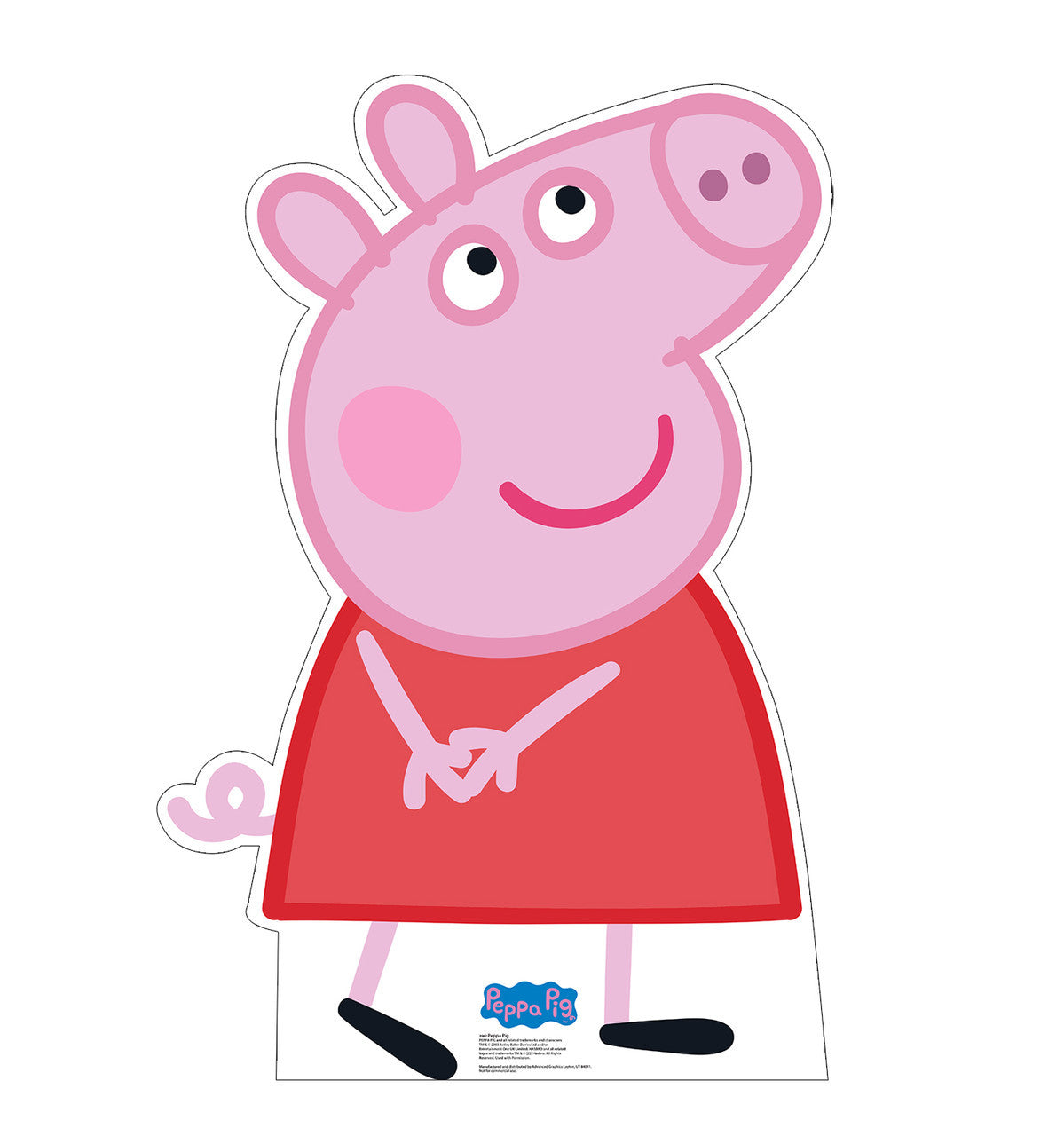 Adorable Peppa Pig Life-Size Cutout