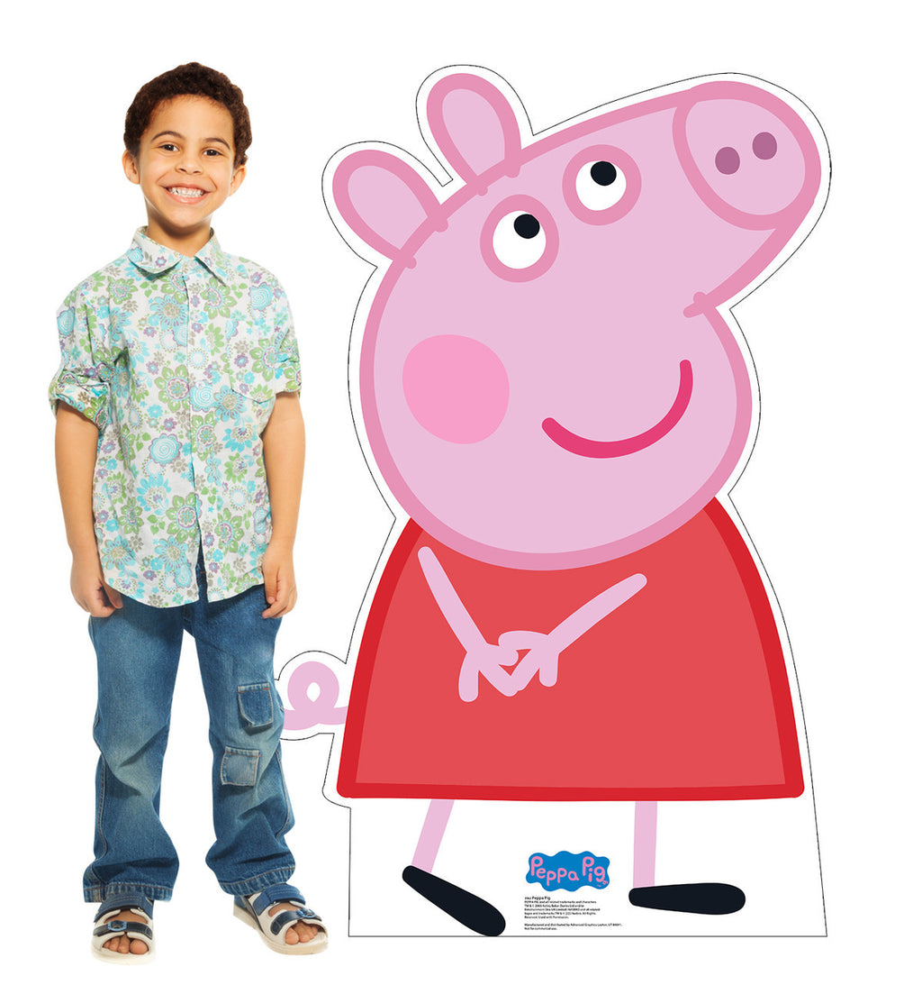 Adorable Peppa Pig Life-Size Cutout