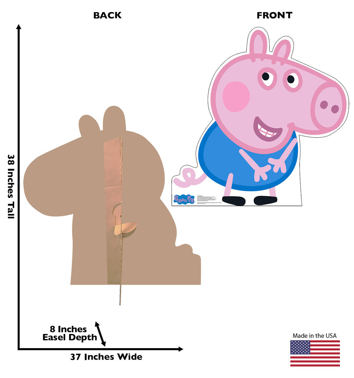 Peppa's Playful George Standee