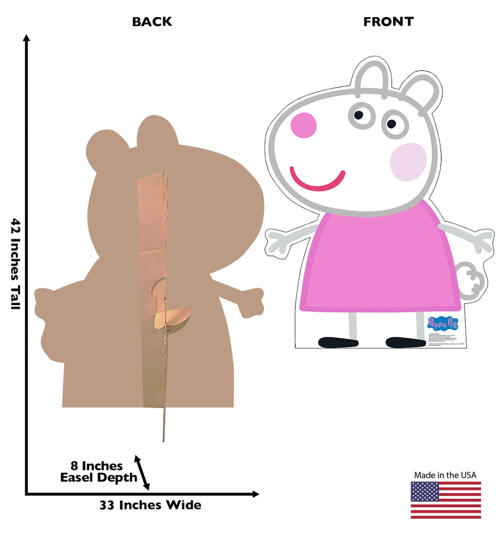 Suzy Sheep Life-Size Standee - Perfect for Peppa Pig Fans!