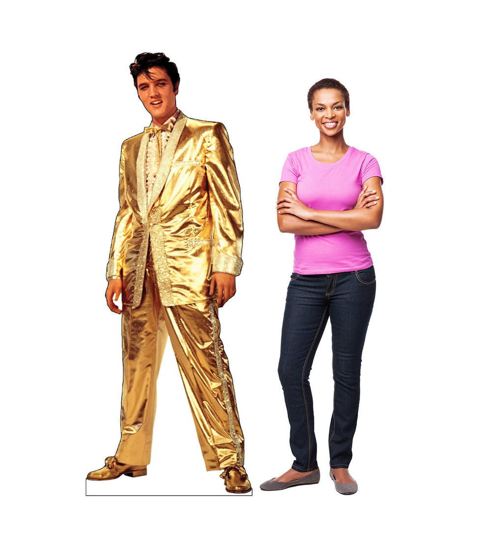 Elvis Gold Suit Standee