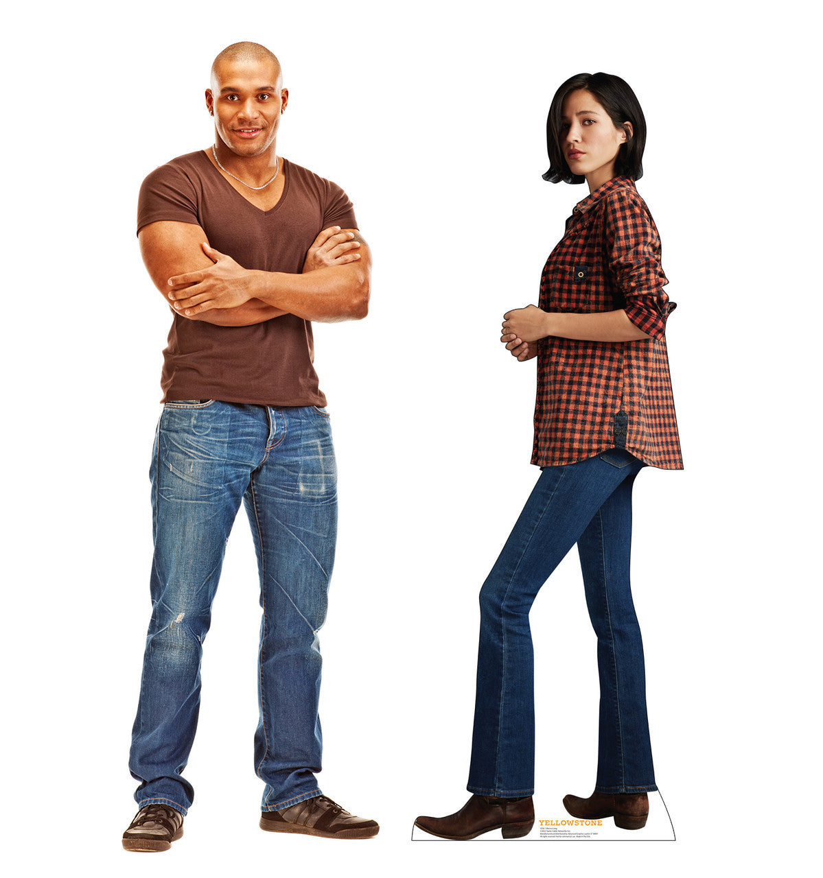 Monica from Yellowstone Life-Size Cutout