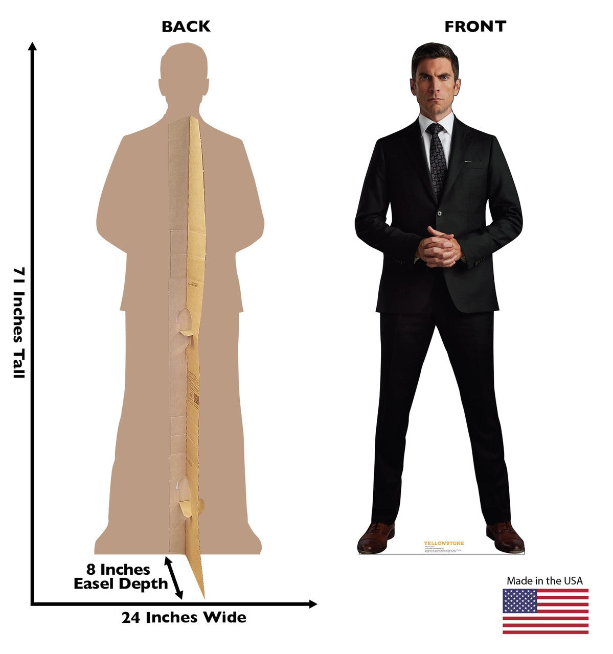 Jamie Dutton Stand Up Cutout from Yellowstone