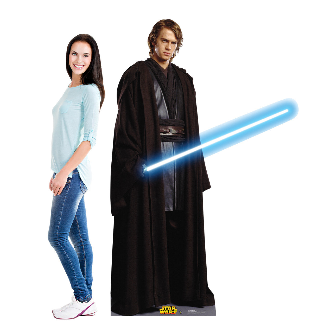 Anakin Skywalker Star Wars Lifesize Cardboard Cutout with Model