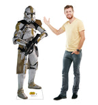 Clone Trooper Star Wars Lifesize Cardboard Cutout with Model