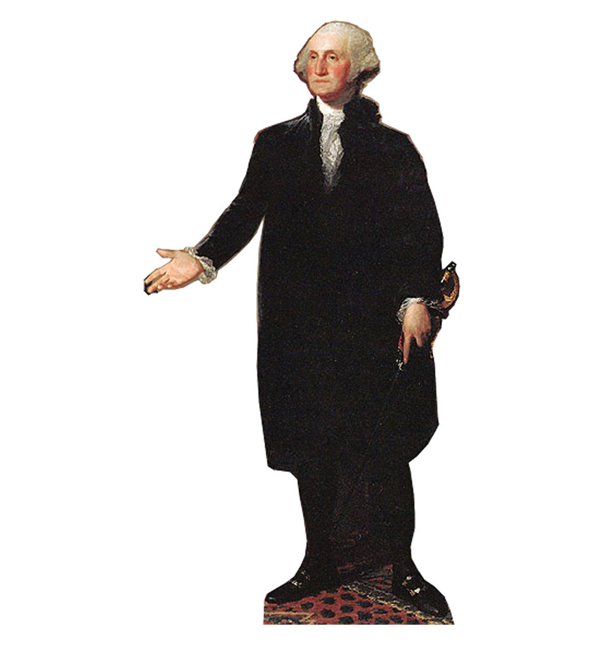Cutout of the Legendary George Washington