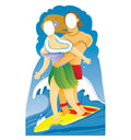 Surf's Up! Couple Lifesize Cutout