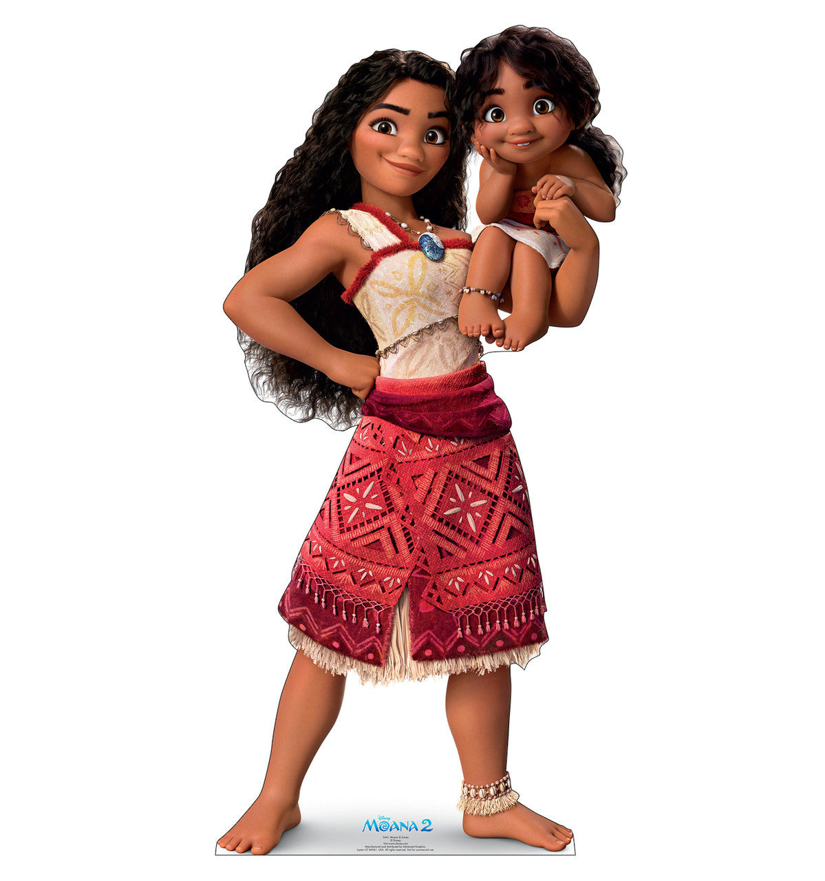 Moana & Simea Lifesize Standee Fun!