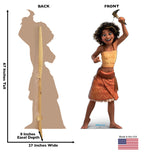 Lifelike Loto Cardboard Cutout from Moana 2