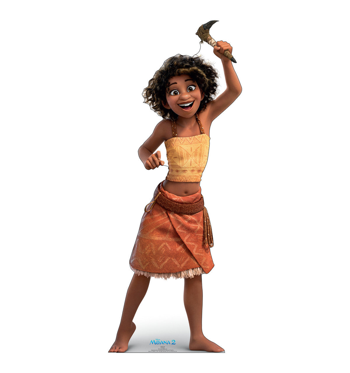 Lifelike Loto Cardboard Cutout from Moana 2